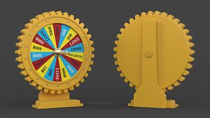 3D Wheel of Fortune