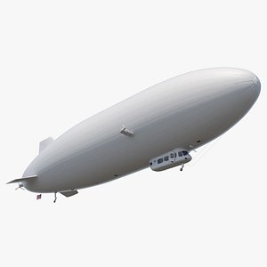 Blimp Airship Generic Rigged
