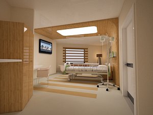 3D model patient room