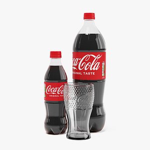 3D CocaCola Set model