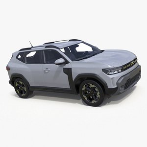 Dacia Duster 2024 Crossover White 3D