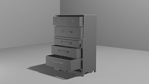 3D model Drawers