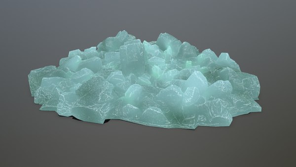 3D ice rock