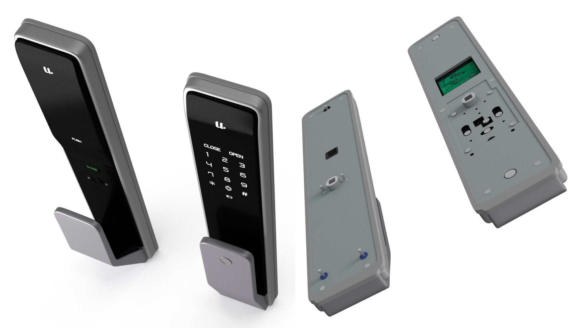 High Tech Door Lock Systems Reference: 3D Smart Lock Xiaomi Mijia U M2 Black Model