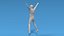 3D model Low Poly Kid Jumping Jacks