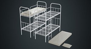 3D bunk bed 2a model