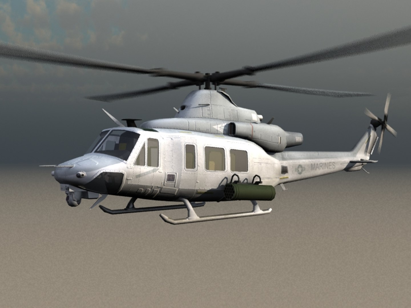 Uh-1y Huey Venom Usmc 3ds