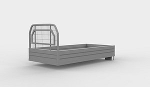 3D pickup truck body 01 3D model model
