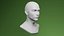 Modello 3D a mesh di base per teste maschili e femminili in stile anime.