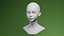 Modello 3D a mesh di base per teste maschili e femminili in stile anime.