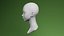 Modello 3D a mesh di base per teste maschili e femminili in stile anime.