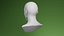 Modello 3D a mesh di base per teste maschili e femminili in stile anime.