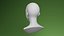 Modello 3D a mesh di base per teste maschili e femminili in stile anime.