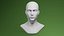 Modello 3D a mesh di base per teste maschili e femminili in stile anime.