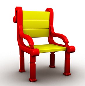 3d model seat chair