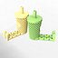 3D Articulated Drink Cup model