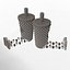 3D Articulated Drink Cup model