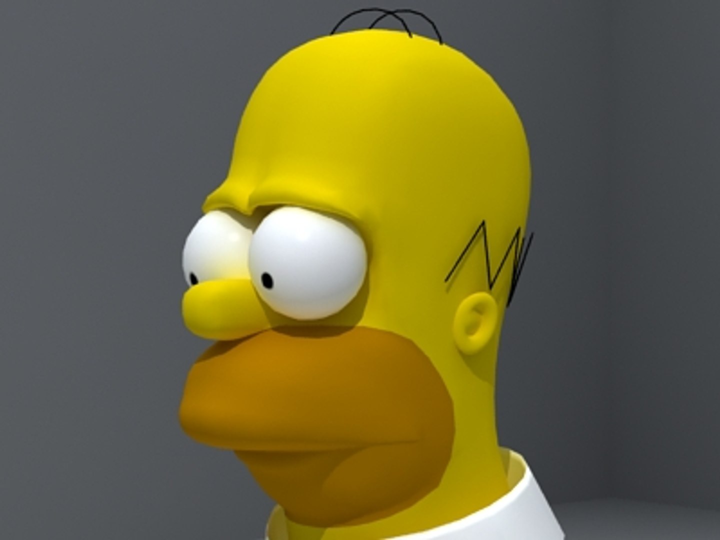 homer simpson 3d model