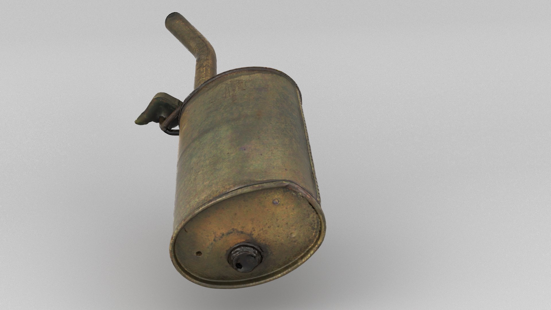Old Car Muffler 3D Model - TurboSquid 2065603
