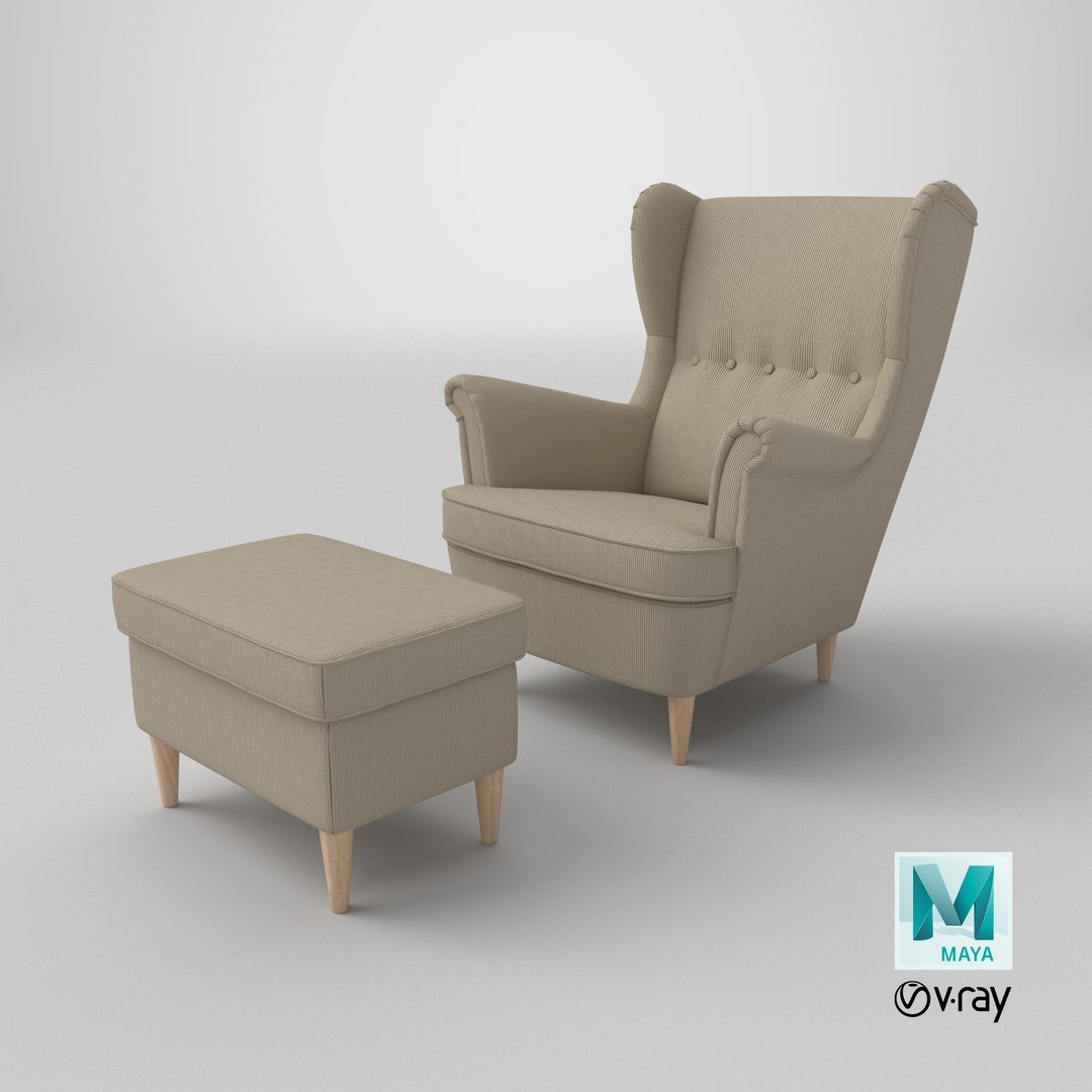 IKEA Strandmon Kelinge Bej Armchair and Pouf 3D https://p.turbosquid.com/ts-thumb/06/jyCKTe/hj/stemcell_maya_vray_render/png/1762185726/1920x1080/fit_q87/74362eb251dfa04b5def4454ce033f5919028b75/stemcell_maya_vray_render.jpg