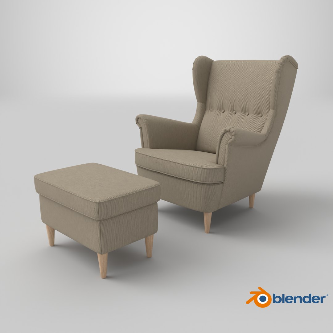 IKEA Strandmon Kelinge Bej Armchair and Pouf 3D https://p.turbosquid.com/ts-thumb/06/jyCKTe/oK/stemcell_blender_cycles_render/png/1762185723/1920x1080/fit_q87/76766bcd872306df0663cdb9c4e081580e01f0c0/stemcell_blender_cycles_render.jpg