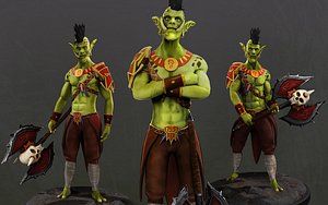 Stylized Troll - Gameready - Rigged