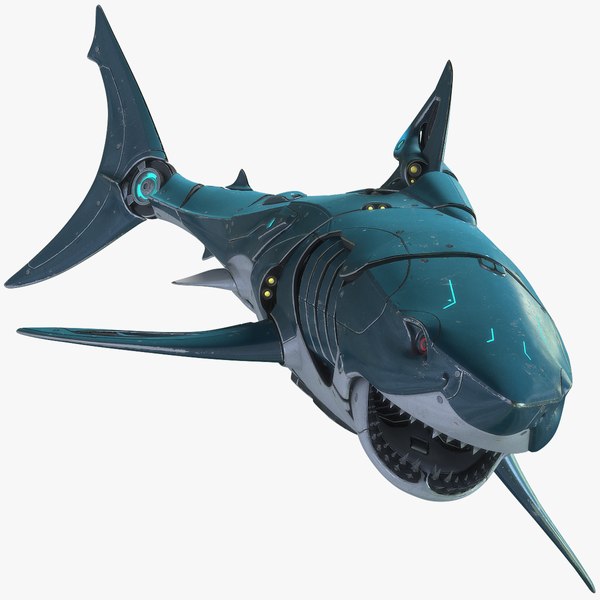 3D model Shark Robot