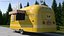 Modern Fish Food Truck Yellow