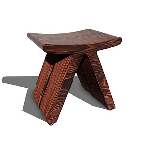 3D cute flip stool v