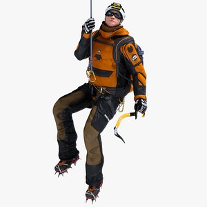 Mountaineer Animated HQ model