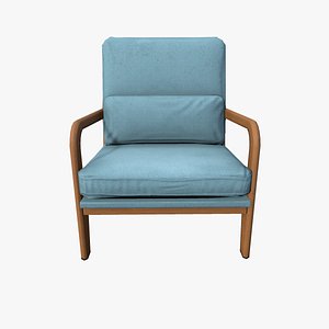3D model Ergonomic Lounge Chair