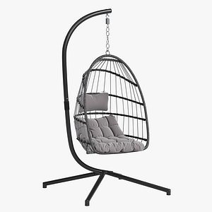 Hammock swing hanging chair 3D model