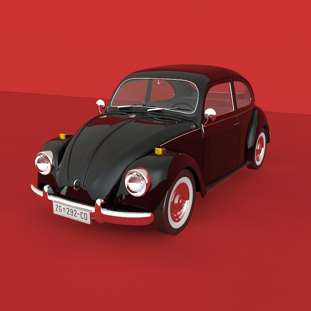 Beetle 1967 3d Model