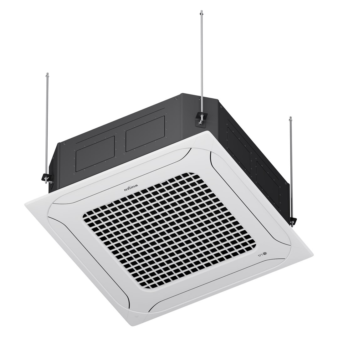 3D LG 4Way cassette air conditioner model https://p.turbosquid.com/ts-thumb/06/z3EfoG/fZ/closeview1/jpg/1663399445/1920x1080/fit_q87/fc887fdc349584edd69d56f9fc3d2780bb8136a9/closeview1.jpg