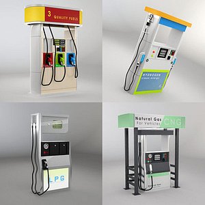 lpg dispenser 3d model