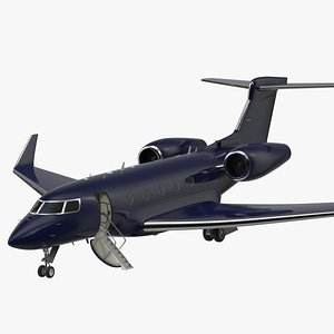 Twin Engine Business Jet 3D model