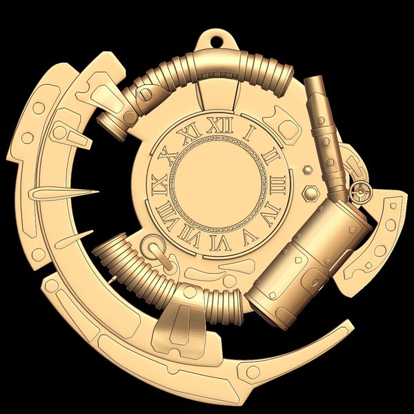 modelo 3d (617) Reloj -3d modelo STL para CNC - TurboSquid 1080790