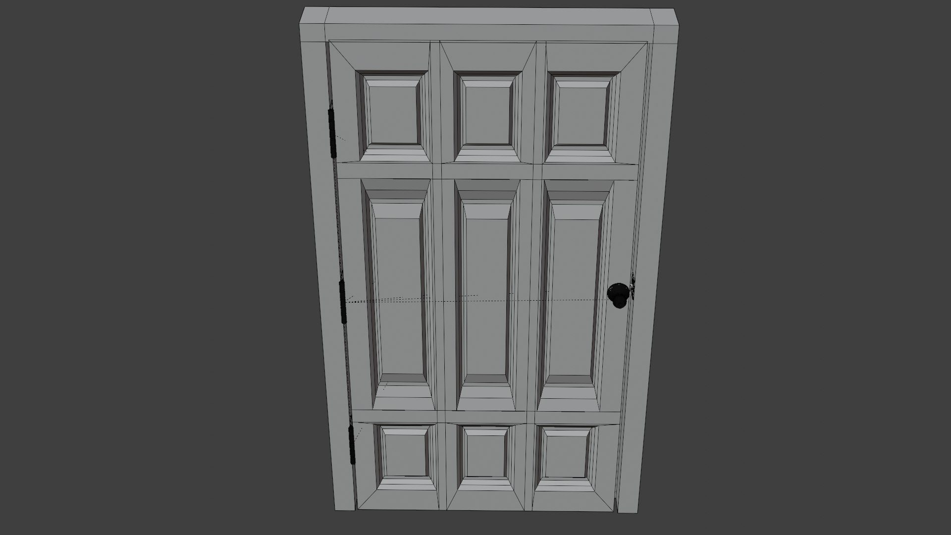 3D Wooden Door - TurboSquid 1753392