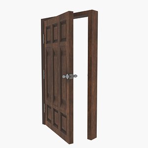 3D Wooden door