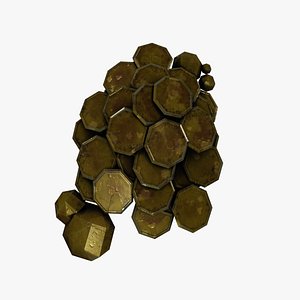 3D Stylized Game Coin