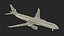 Commercial Airliner Airbus A330-300 Northwest Airlines Rigged for Maya