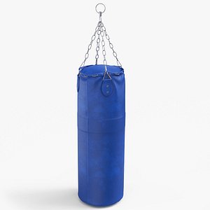 3D Punching Bag Blue model