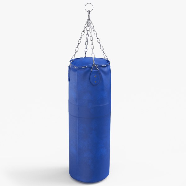 3D Punching Bag Blue model