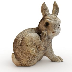 3D model rabbit ornament