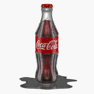 wet coke bottle 3D model