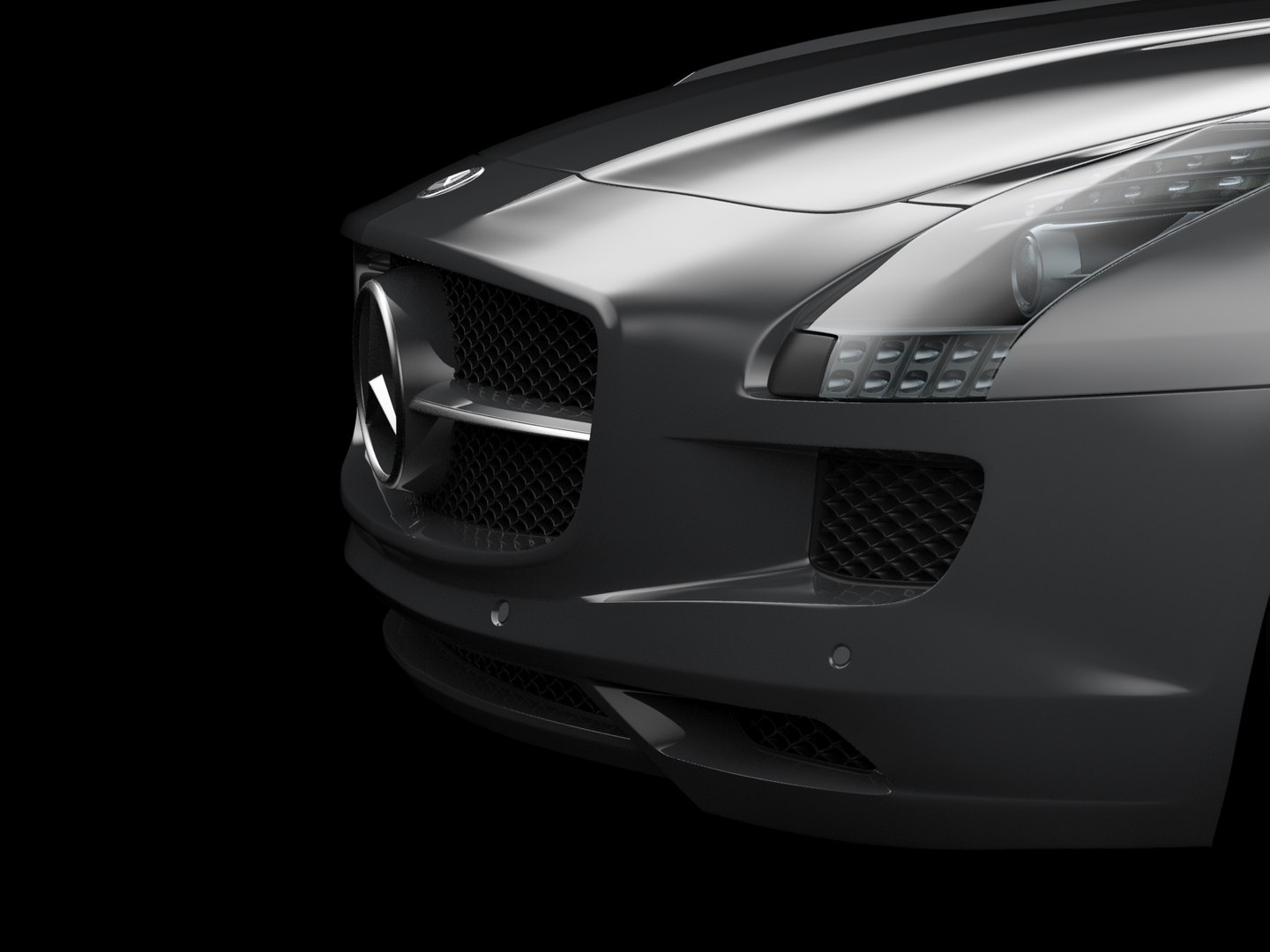 Mercedes Sls 3d Model Turbosquid 1820196