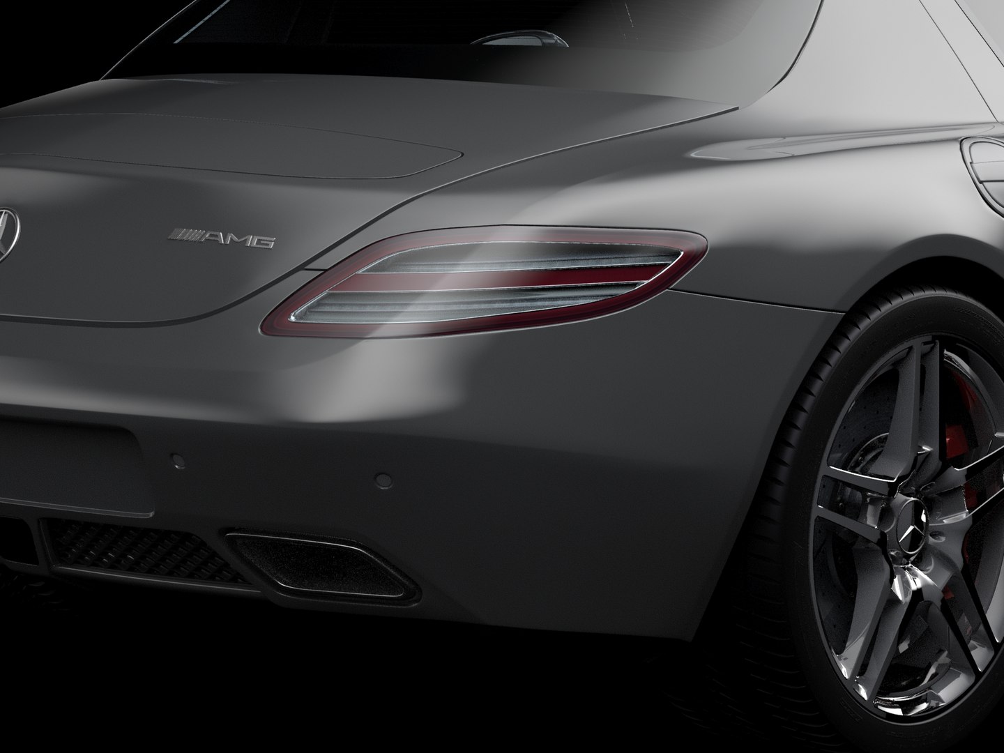 Mercedes Sls 3d Model Turbosquid 1820196