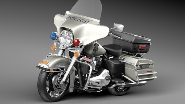 Harley Davidson Electra Glide Police 2013 3D Modell TurboSquid 875126