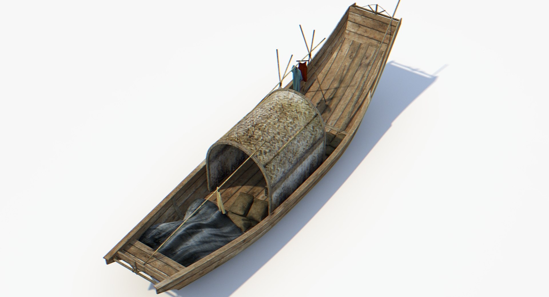 Chinese Boat 2 3d Model Chinese Boat 2 3d Model