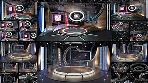Virtual TV Studio Sets - Collection Vol 8 - 2 PCS DESIGN